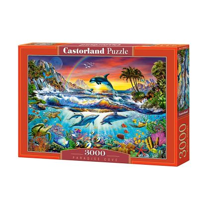 Пъзел Райско заливче 3000 части Castorland 300396