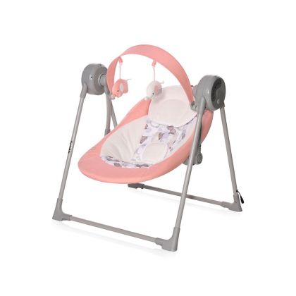 Електрическа люлка Lorelli Twinkle Pink Rhino