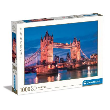 Пъзел High Quality Collection Tower Bridge At Night 1000ч. CLEMENTONI 39674