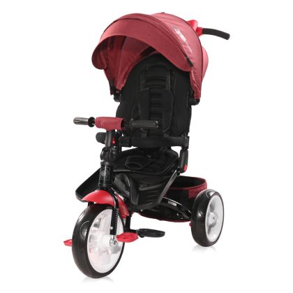 Триколка със сенник LORELLI JAGUAR Red&Black LUXE