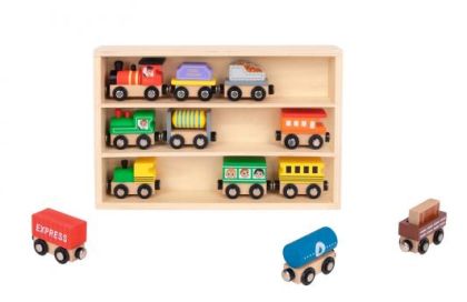 Дървено магнитно влакче Tooky Toy TH647 