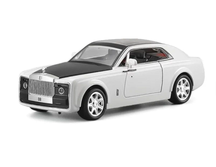 Метален автомобил Rolls Royce Sweptail 1/24 бял