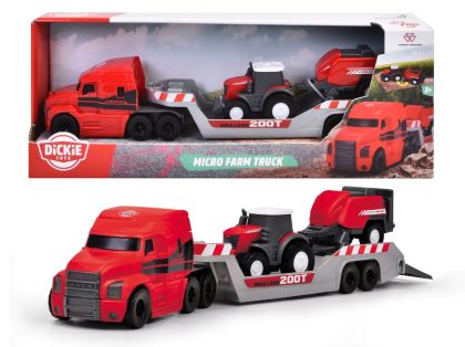 Mack Влекач с трактор Massey Ferguson DICKIE 203735004 