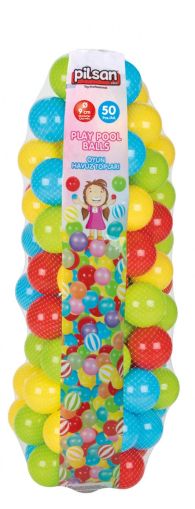 Топки за игра 9 см. 50 броя Pilsan 06407