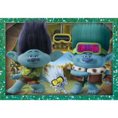 Детски пъзел 4 в 1 Trolls 3 CLEMENTONI 21527 