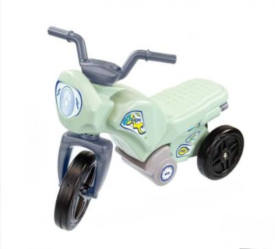 Детски балансиращ мотор Mochtoys 10199 зелен пастел