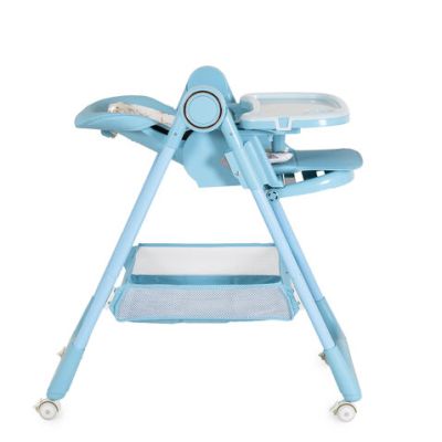 Детски стол за хранене с подарък Surprise син