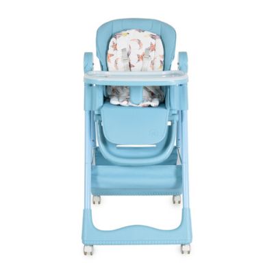 Детски стол за хранене с подарък Surprise син