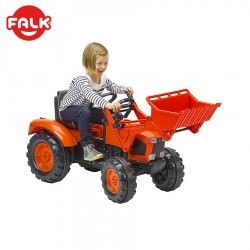 Детски трактор с педали и гребло Kubota FALK F2062D