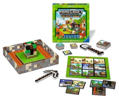 Настолна игра Minecraft Builders and Biomes Junior Ravensburger 24688