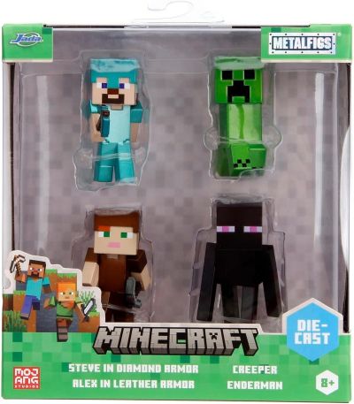 Комплект от 4 фигурки Minecraft Nano JADA 253262004