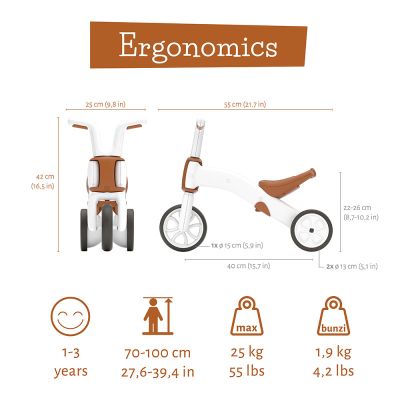 Колело за балансиране Chillafish Bunzi Mate CAMEL