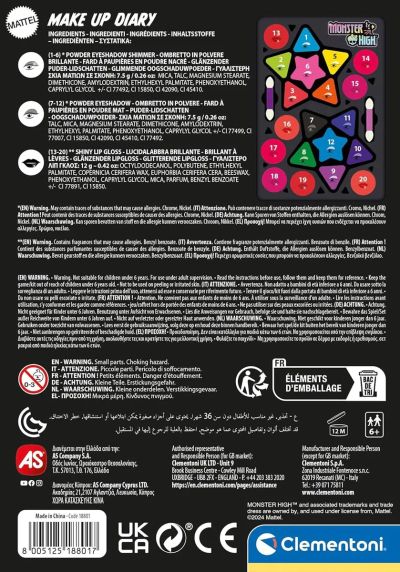 Гримове Monster High 18801