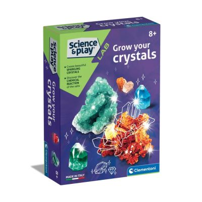 Създайте свои собствени кристали Science Play Clementoni 61559