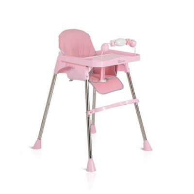 Детски стол за хранене Century розов
