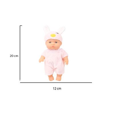 Кукла бебе Mouse pink 6122