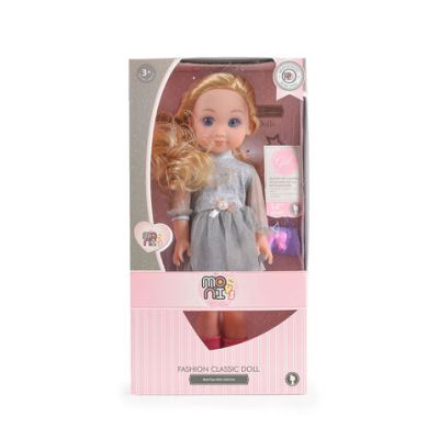 Музикална кукла с рокля 36cm 9657