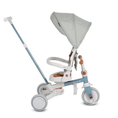 Сгъваема детска триколка Byox COMPACTO 4в1 син