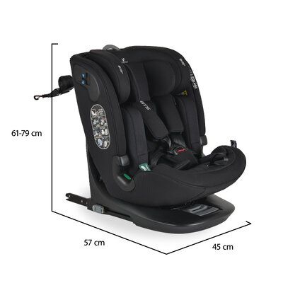 Стол за кола Cangaroo GTS 40-150см Black-ink