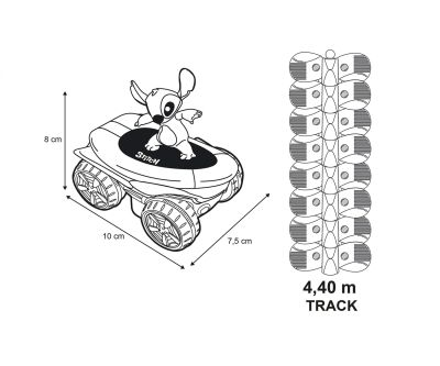 Състезателна писта Stitch FleXtreme Smoby 7600180927