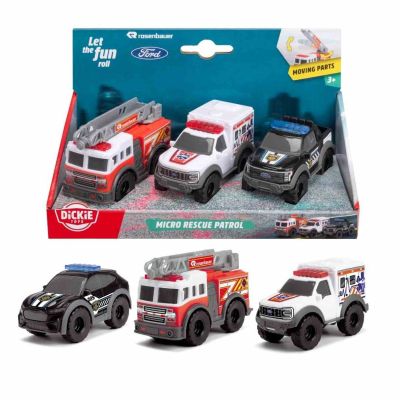 Комплект спасителен екип с малки превозни средства Dickie 203712031