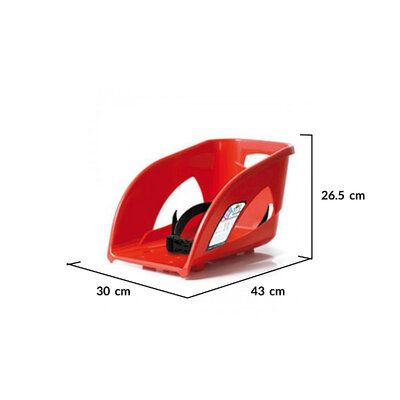 Седалка за шейна Bullet Control червена