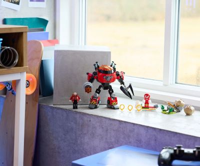 Конструктор LEGO Sonic the Hedgehog 77005 Knuckles срещу робот Dr. Eggman Egg Crusher