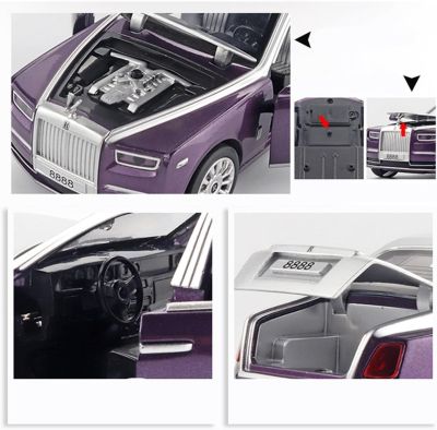 Метална кола Rolls-Royce Phantom лилав