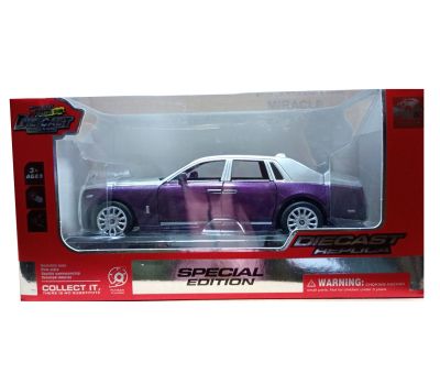 Метална кола Rolls-Royce Phantom лилав