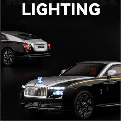 Метален автомобил Rolls Royce Spectre със звук и светлини 1/24 