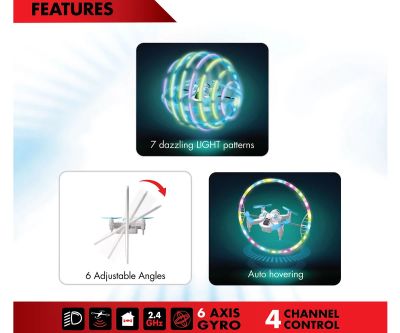 Радиоуправляем дрон космически циклон Silverlit 84828 