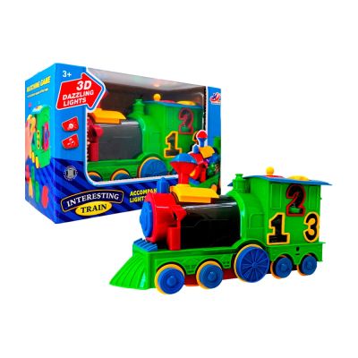 Локомотив сортер със звук и светлини