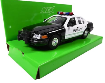 Метална кола Ford Crown Victoria Police Welly 1:24 