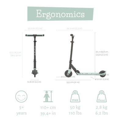 Сгъваема тротинетка Chillafish Flexxi Breeze