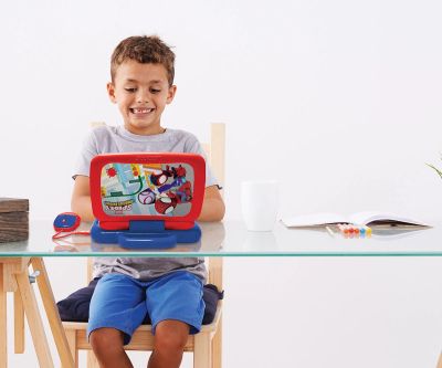 Образователен двуезичен и говорещ лаптоп Spidey Lexibook на български език