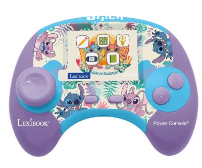 Образователна и игрова конзола със 100 активности Стич Lexibook на български език
