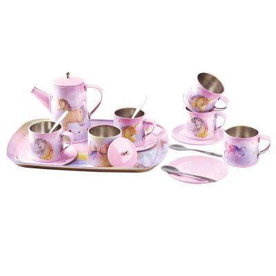 Метален сервиз за Чай с поднос Еднорози PLAYGO 3902 