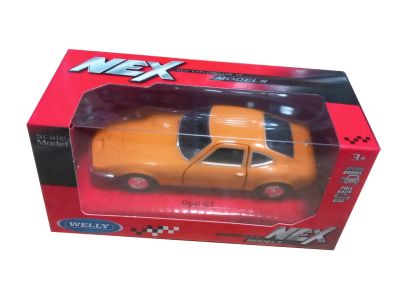 Металeн автомобил Opel GT Welly 1:34 