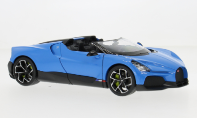Метална кола Bugatti W16 Mistral Welly 1:24 