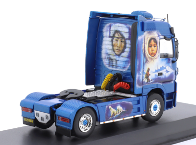 Метален камион влекач Mercedes-Benz Actros MP1 1:43 Hachette G1470010