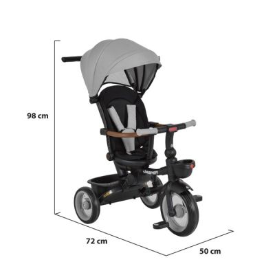 Сгъваема триколка Byox Jasper сив