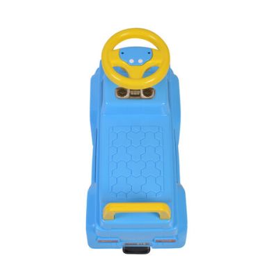 Детска кола за яздене и бутане Speed синя 