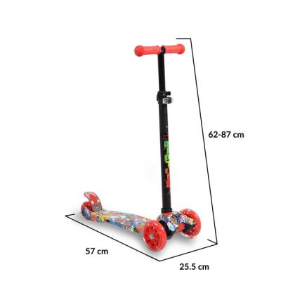 Тротинетка Rapture червен + фарче