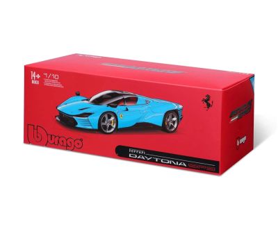 Метална кола Ferrari Signature Daytona SP3 Bburago 1:18 син