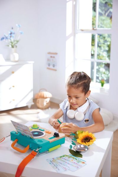 Интерактивен дървен синтезатор Звуци от природата Hape H5597