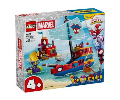 Конструктор Пиратски кораб на отбора на Спайди LEGO Spidey 11208