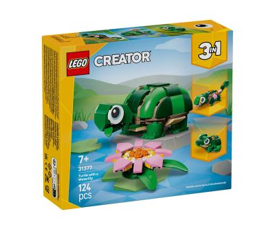 Конструктор Костенурка с цвят на водна лилия LEGO Creator 31377 
