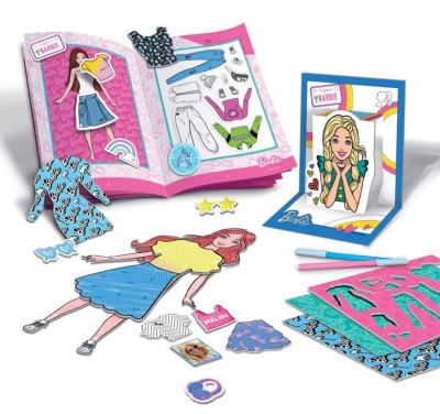 Раница с комплект за рисуване Barbie 2 в 1 Lisciani