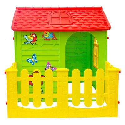 Детска къща с ограда Mochtoys 10839 NEW