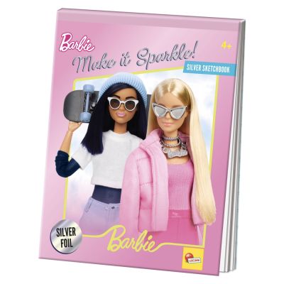 Книжка за оцветяване с холографски ефект Barbie Lisciani 